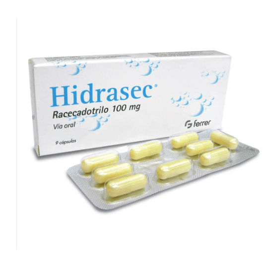 Hidrasec 100 mg 9 cápsulas