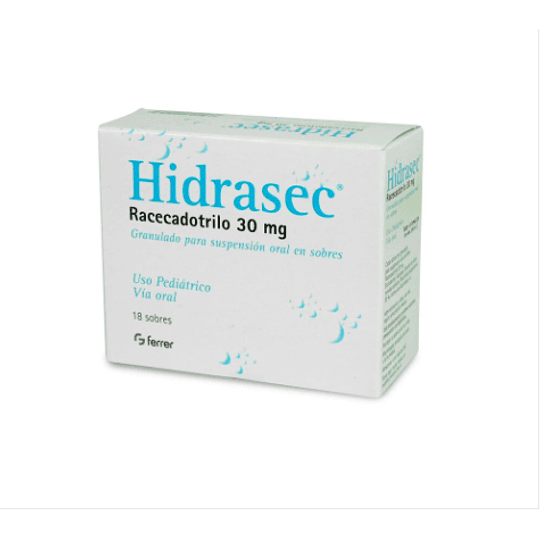 Hidrasec pediátrico 30 mg 18 sobres