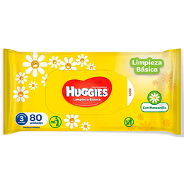 Huggies Toallitas húmedas Manzanilla 80 unidades