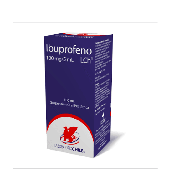 Ibuprofeno 100 mg / 5ml suspensión 100 ml 