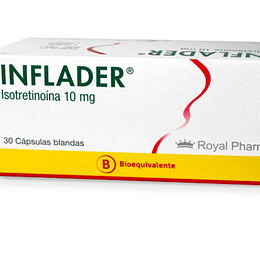 Inflader 10 mg 30 cápsulas blandas.