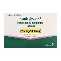 Kombiglyse XR 2,5 / 1000 mg 56 comprimidos
