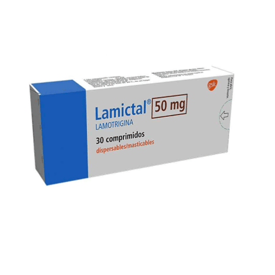 Lamictal 50 mg 30 comprimidos