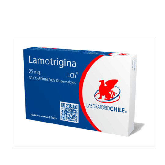 Lamotrigina 25 mg 30 comprimidos 