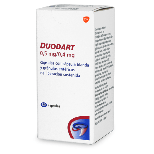 Duodart 0,5 mg / 0,4 mg 30 comprimidos