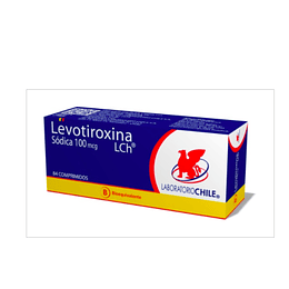 Levotiroxina 100 mcg 84 comprimidos