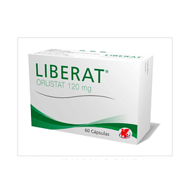 Liberat Orlistat 120mg 60 Cápsulas