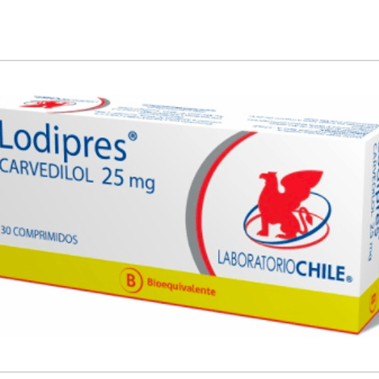 Lodipres 25 mg 30 comprimidos