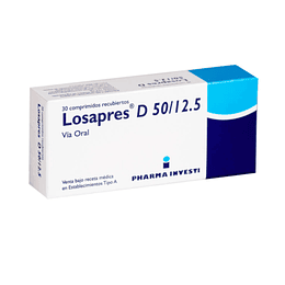 Losapres D 50 / 12,5 mg 30 comprimidos
