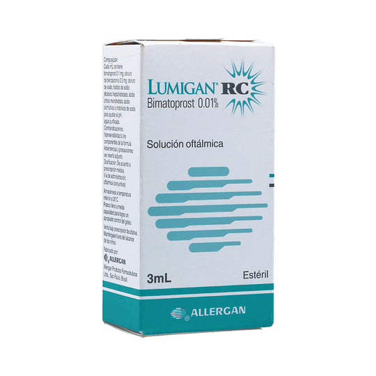 Lumigan RC 0,01 % Solución oftálmica 3 ml