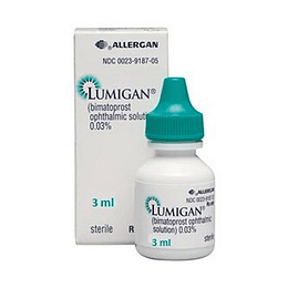 Lumigan 0,03 % Solución oftálmica 3 ml