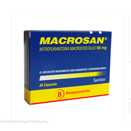 Macrosan 50 mg 30 cápsulas