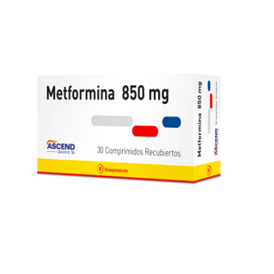 Metformina 850 mg 30 comprimidos