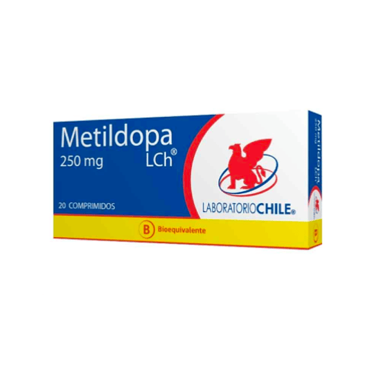 Metildopa 250 mg 20 comprimidos 