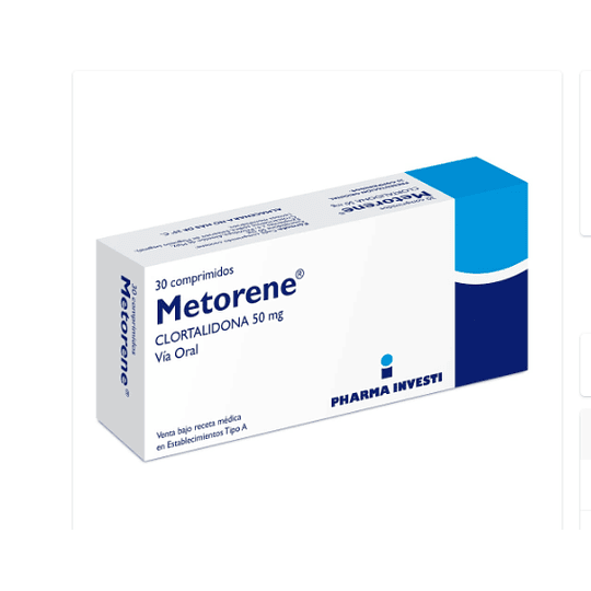 Metorene 50 mg 30 comprimidos