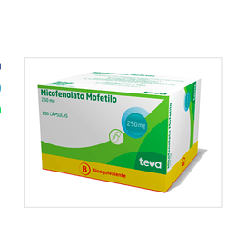 Micofenolato Mofetilo 250 mg 100 comprimidos