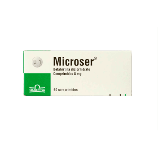 Microser 8 mg 60 comprimidos