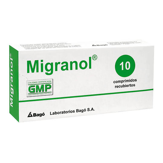 Migranol 10 comprimidos