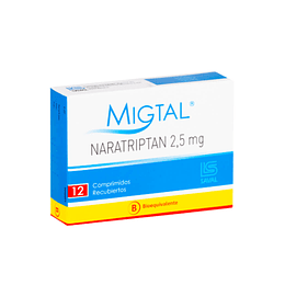 Migtal 2,5 mg 12 comprimidos 