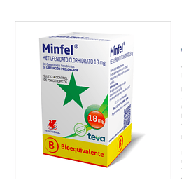 Minfel 18 mg 30 comprimidos (Disponible sólo para compra en Local)