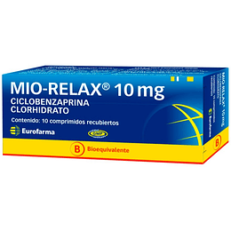 Mio-Relax 10 mg 10 comprimidos 