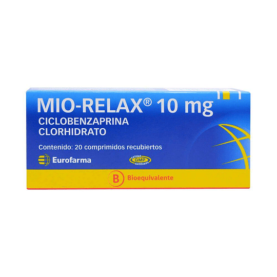 Mio-Relax 10 mg 20 comprimidos