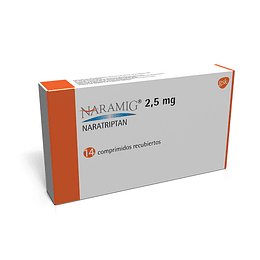 Naramig Naratriptan 2,5mg 14 comprimidos 