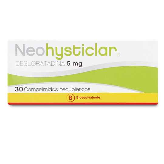 Neohysticlar 5 mg 30 comprimidos