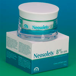 Neosolets 8%aha crema exfoliante de 50gr