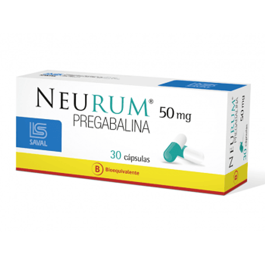 Neurum 50 mg  30 cápsulas 