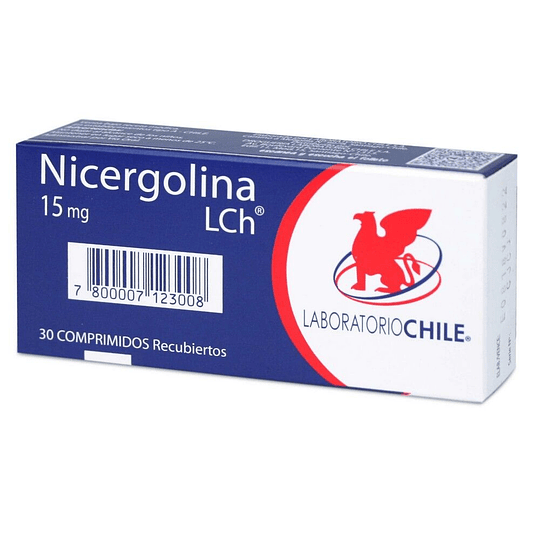 Nicergolina 15 mg 30 comprimidos