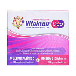 Vitakron DUO 30 cápsulas 