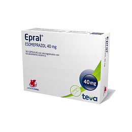 Epral 40 mg 30 cápsulas 