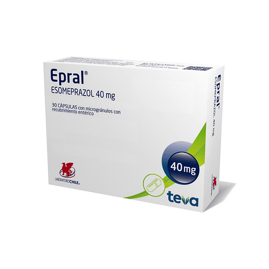 Epral 40 mg 30 cápsulas 