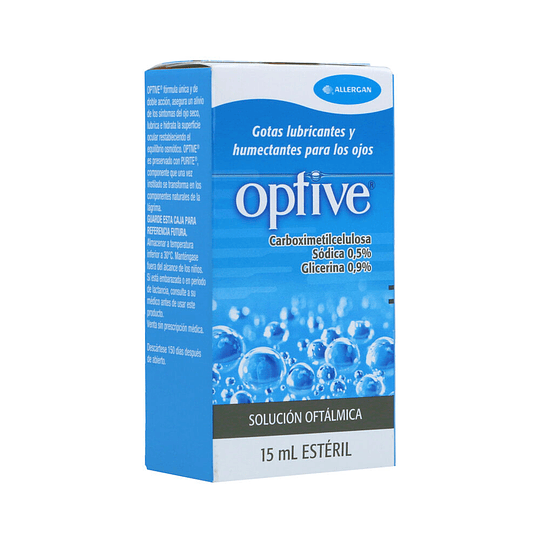 Optive Solución oftálmica 15 ml 