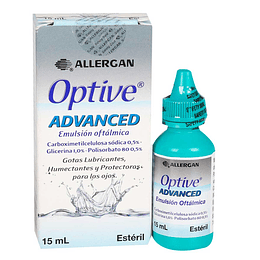 Optive Advanced Emulsión oftálmica 15 ml