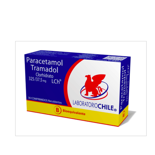Paracetamol Tramadol 325 / 37,5 mg 30 comprimidos