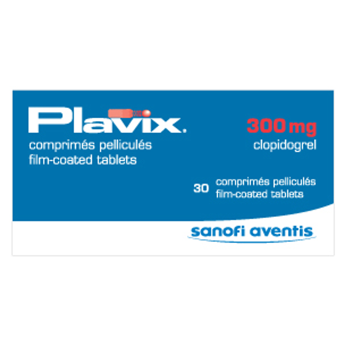 Plavix 300 mg 4 comprimidos