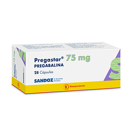 Pregastar 75 mg 28 cápsulas