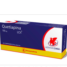 Quetiapina 100 mg 30 comprimidos