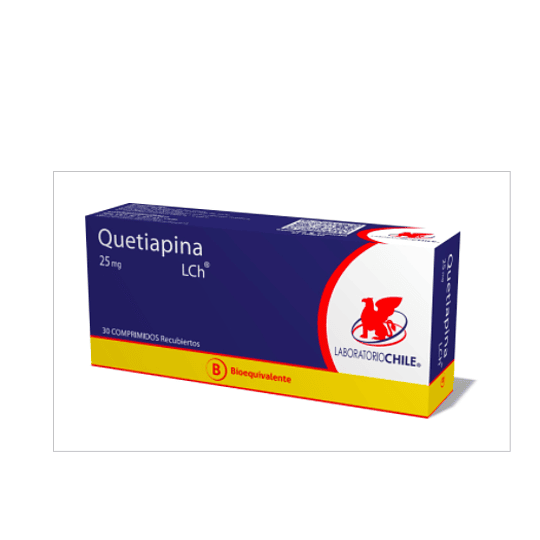 Quetiapina 25 mg 30 comprimidos