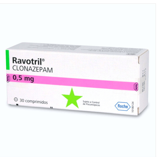 Ravotril 0,5 mg 30 comprimidos 