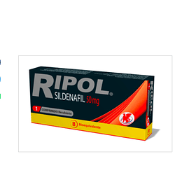 Ripol (Bioequivalente) Sildenafil 50 mg 1 comprimidos