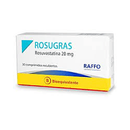 Rosugras 20 mg 30 comprimidos