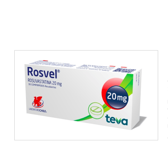 Rosvel 20 mg 30 comprimidos