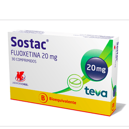 Sostac 20 mg 30 comprimidos