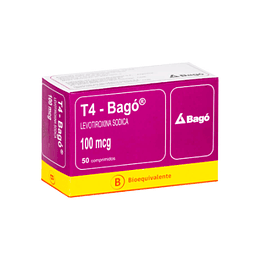 T4 100 mcg 50 comprimidos