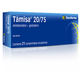Tamisa Etinilestradiol - Gestodeno 20 / 75 mg 21 comprimidos