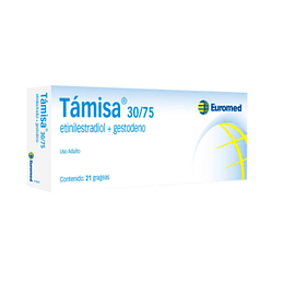 Tamisa Etinilestradiol - Gestodeno 30 / 75 mg 21 comprimidos