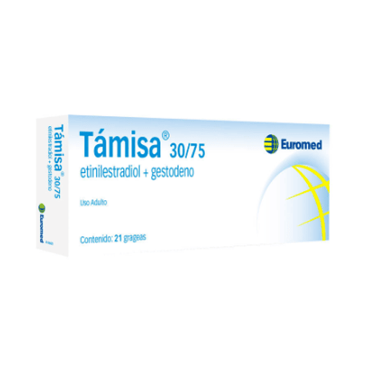Tamisa Etinilestradiol - Gestodeno 30 / 75 mg 21 comprimidos